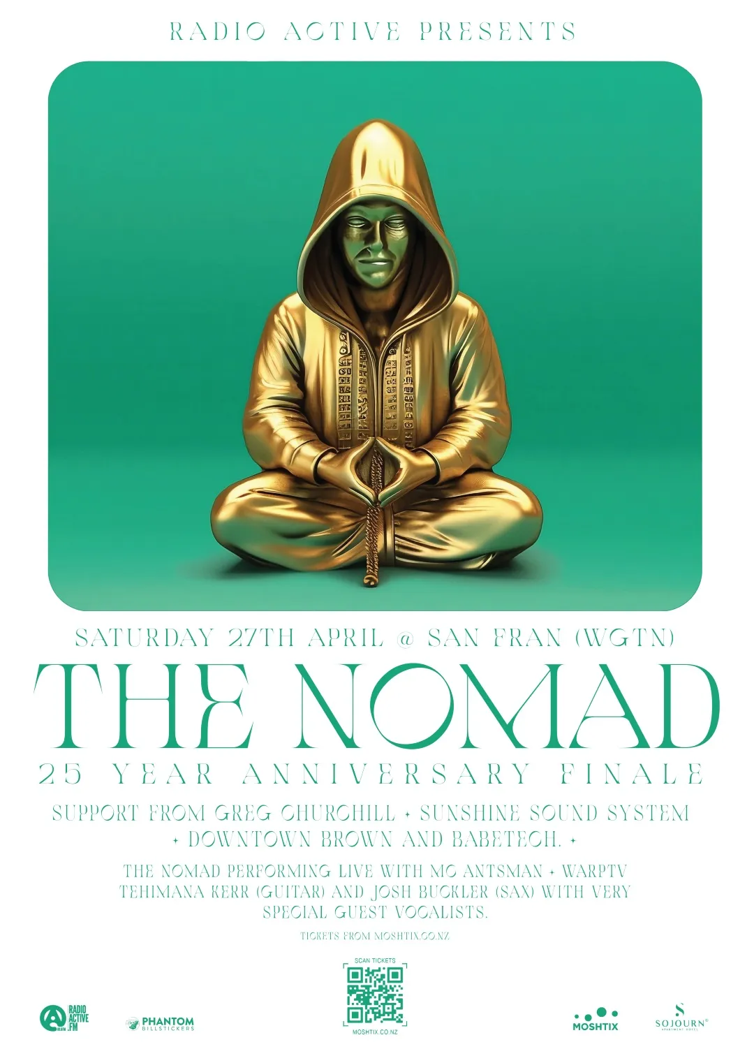 Vintage The Nomad gig poster